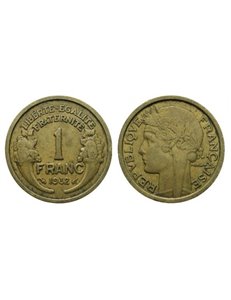 FRANCE 1932 1 FRANC MORLON KM 885