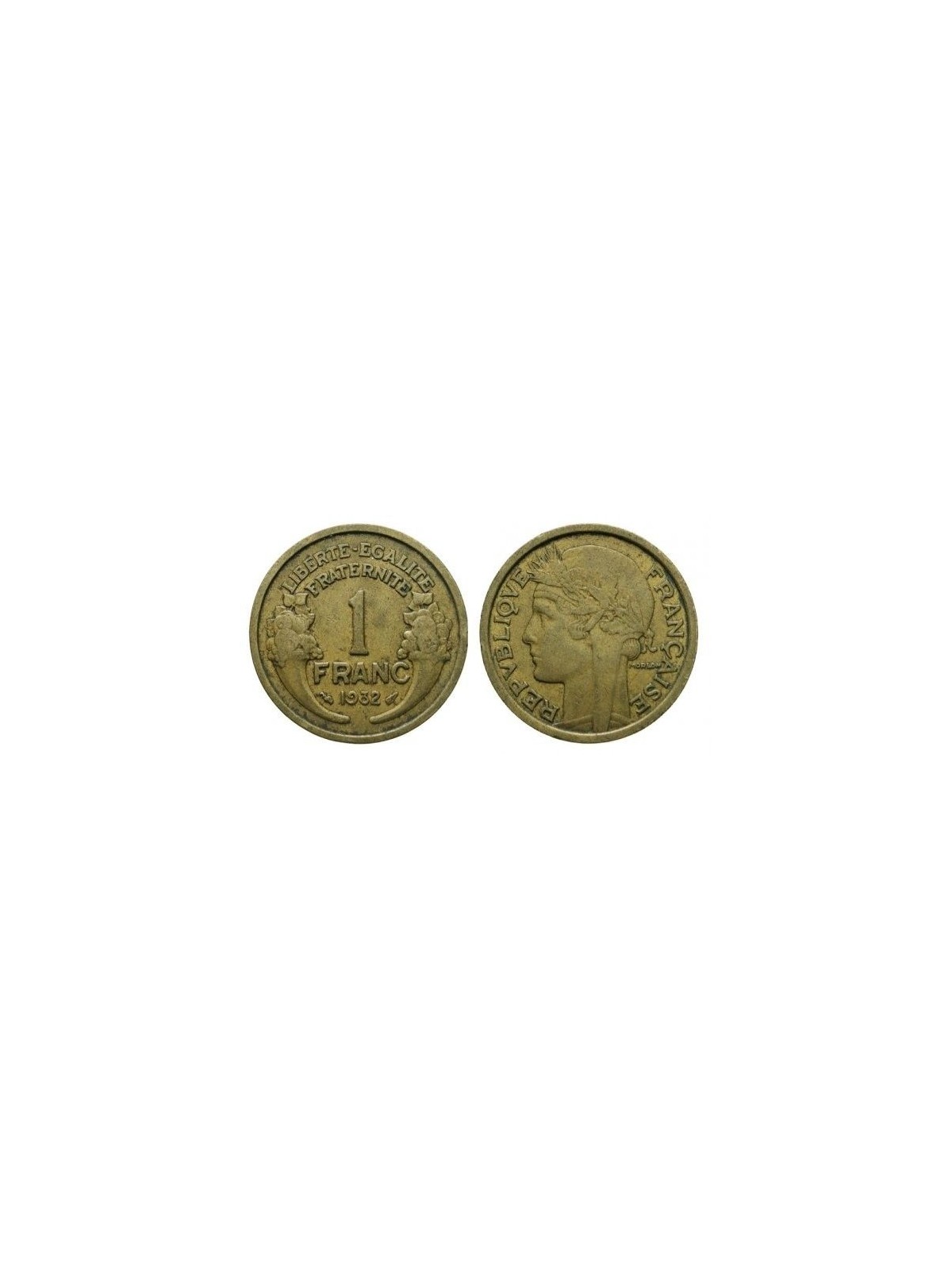 FRANCE 1932 1 FRANC MORLON KM 885