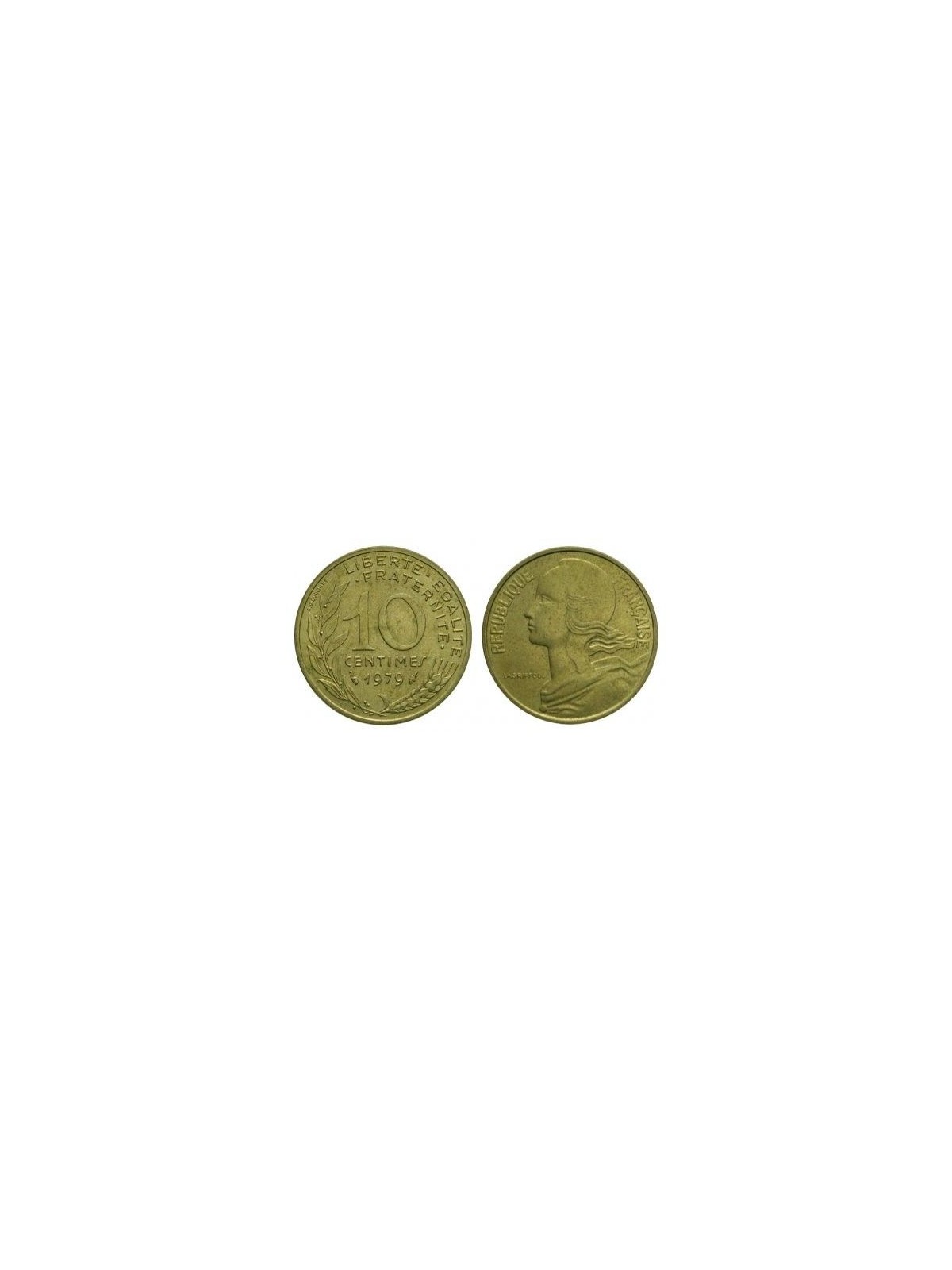 FRANCIA 1979 10 CENTIMES Marianne Lagriffoul KM 929