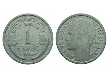 FRANCE 1945 1 FRANC Morlon C