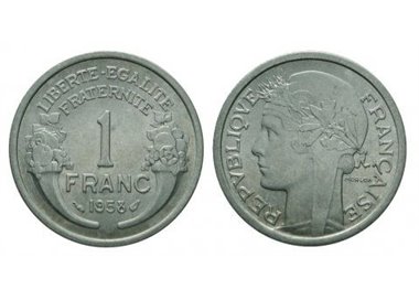 FRANCIA 1958 1 FRANC Morlon