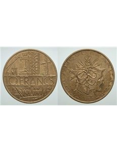 FRANCE 1980 10 FRANCS KM 940