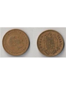 SPAGNA 1966 1 PESETA Franco Caudillo