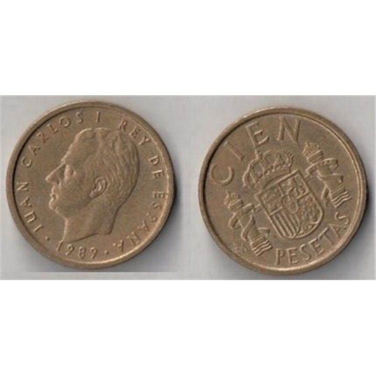 SPAIN 1989 100 PESETAS Juan Carlos