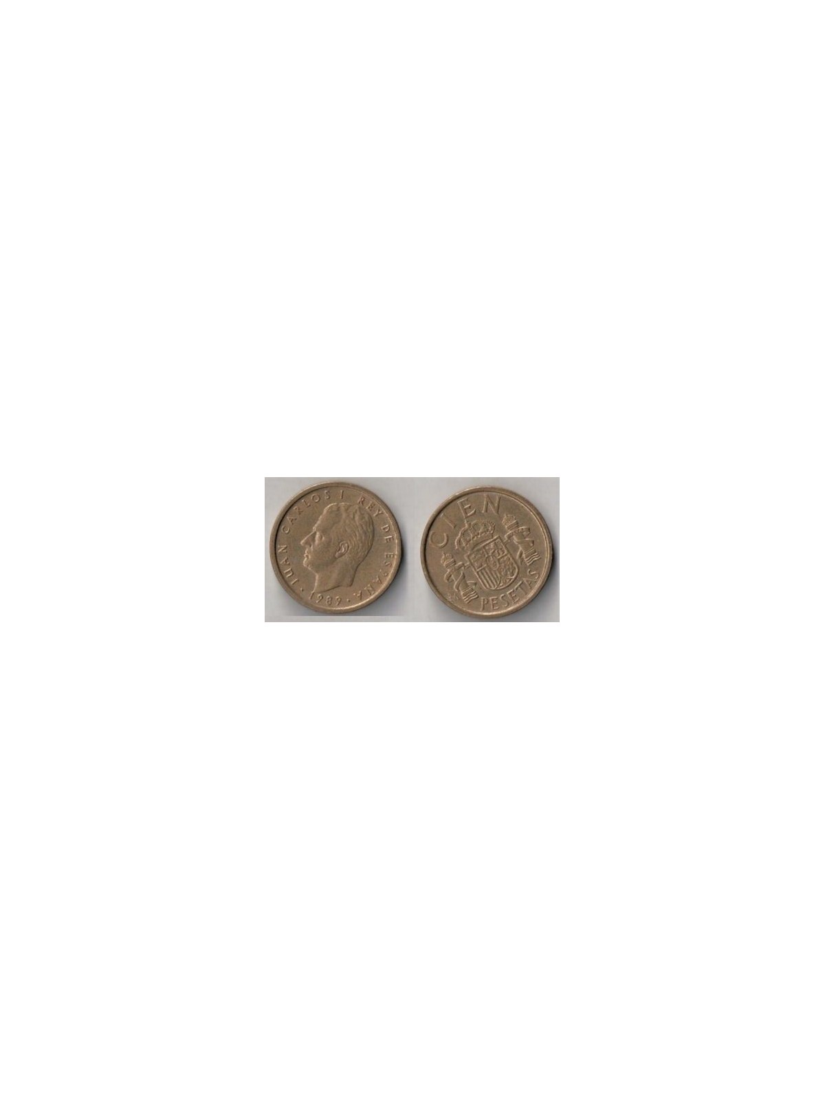 SPAGNA 1989 100 PESETAS Juan Carlos