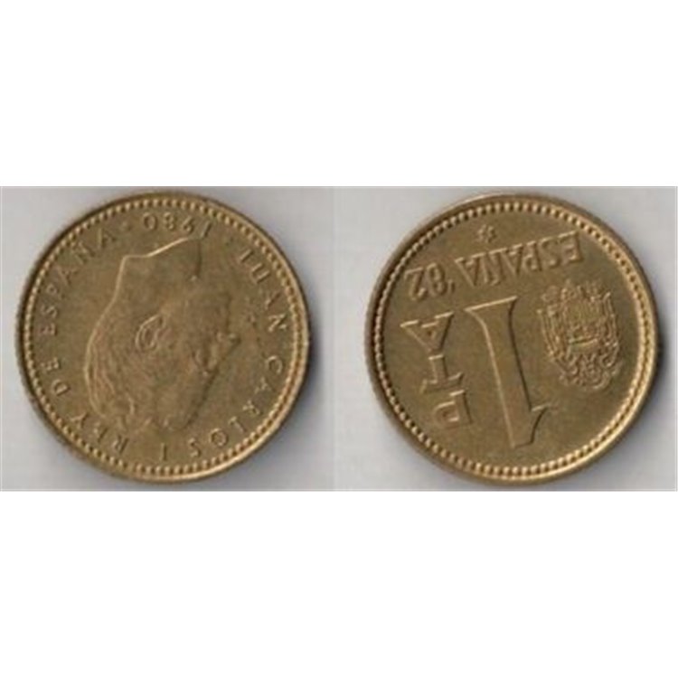 SPAGNA 1980 1 PESETA Juan Carlos KM 816