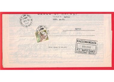 REGISTERED LETTER FROM 1982 CASTELLI D'ITALIA £900