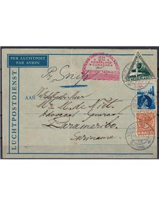 OLANDA 1934 Volo speciale da Gravenhage a Paramaribo (Suriname - Curacao)
