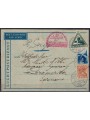 NETHERLANDS 1934 Special flight from The Hague to Paramaribo (Suriname - Curacao)