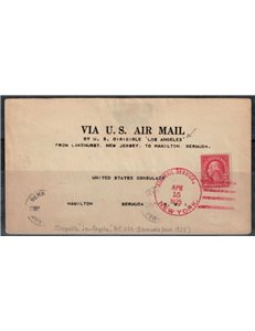 USA 1925 Zeppelin, Volo con dirigibile da Lakehurst, New Jersey a Hamilton, Bermuda