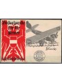 AUSTRIA 1937 Cartolina paracadutata e trasportata con volo militare
