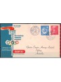GREECE 1956 Special flight to transport the Olympic torch (Qantas)