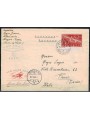SWITZERLAND 1946 First Swiss Air flight from Lausanne to Locarno via Lucerne