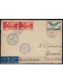 SVIZZERA 1938 Lettera da Zurigo per Yvonand viaggiata su 1° volo Zurigo - Stoccolma