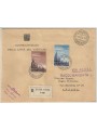 VATICAN 1953 Dome of St. Peter's Basilica - Registered Airmail