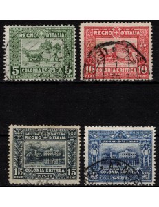 ERITREA 1910-14 Pictorial series 4v us