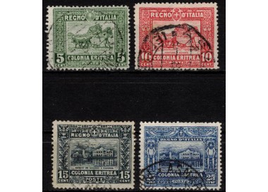 ERITREA 1910-14 Serie pittorica 4v us
