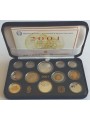 ITALIA 2001 Serie Divisionale 12 Monete Proof Giuseppe Verdi