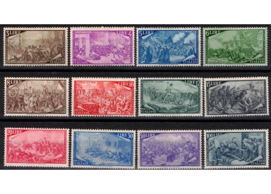 ITALIA 1948 Centenario del Risorgimento 12v MH*
